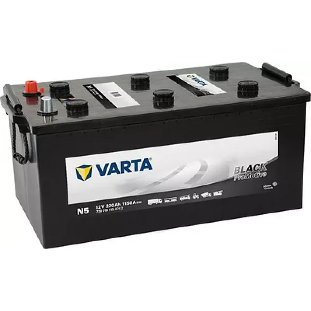 Varta PROmotive Black 220 А/ч прямая конус стандарт (518x276x242)