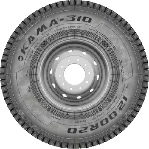 Кама 310 12x20 154/149K (Ведущая ось)