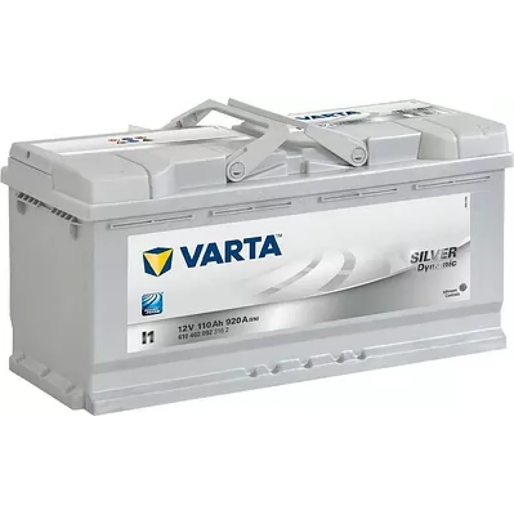 Varta Silver dynamic 110 А/ч обратная конус стандарт (393x175x190)