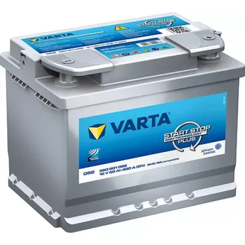 Varta Silver Dynamic AGM 60 А/ч обратная конус стандарт (242x175x190)