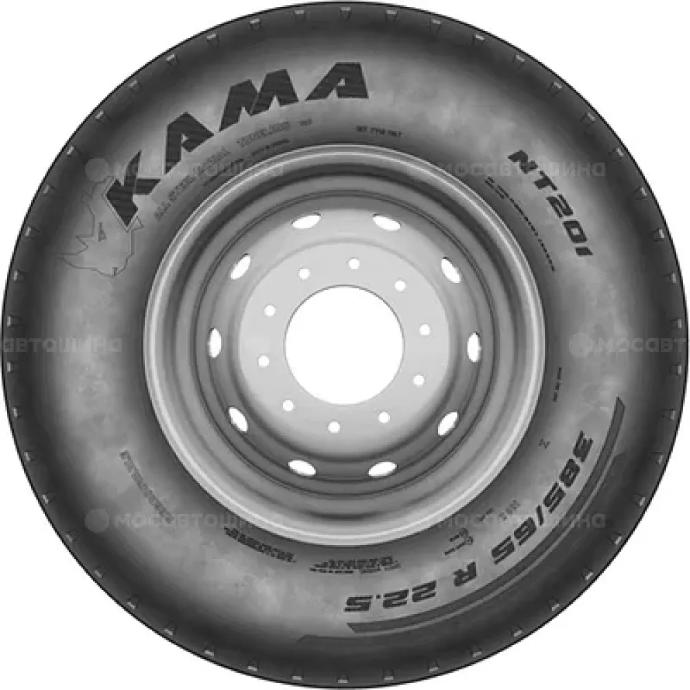 Кама NT 201 385/65 R22,5 160K (Прицепная ось)